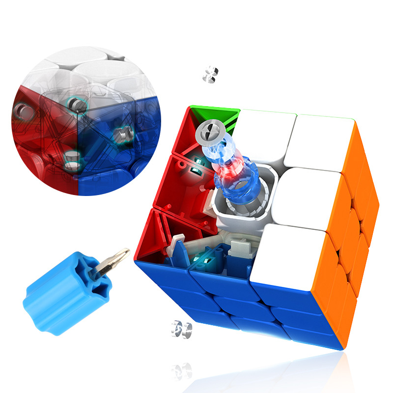 Moyu cultura RS3M suspensión magnética versión magnética Nuevo 3-Nivel 4m encantador dragón 3-nivel Cubo de 4 niveles juguete Cubo de suspensión magnética