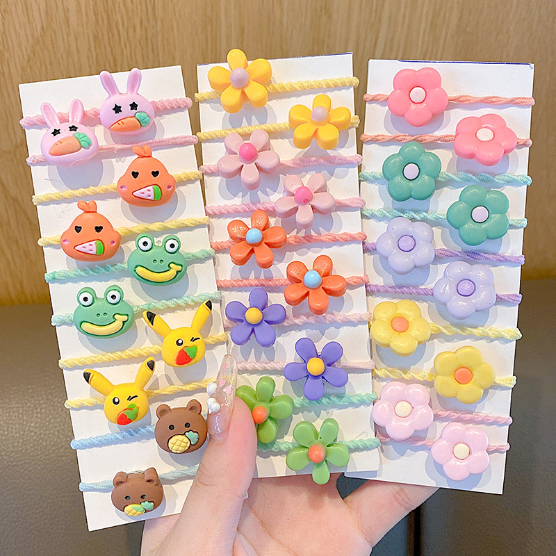 2022 nueva cuerda de pelo bebé corbata anillo de pelo tocado