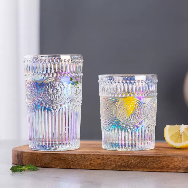 Lead-free glass retro transparent wineglass, set, increased thickness