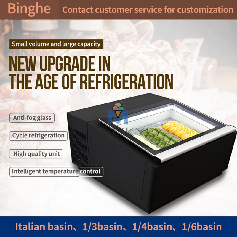Countertop Ice Cream Display Freezer / Table Top Ice Cream Freezer / Table Top Display Freezer Ice Cream Freezer Restaurant