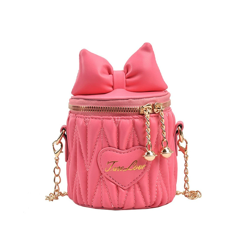 Small children's bag, shoulder bag with bow, lipstick, new collection, Chanel style