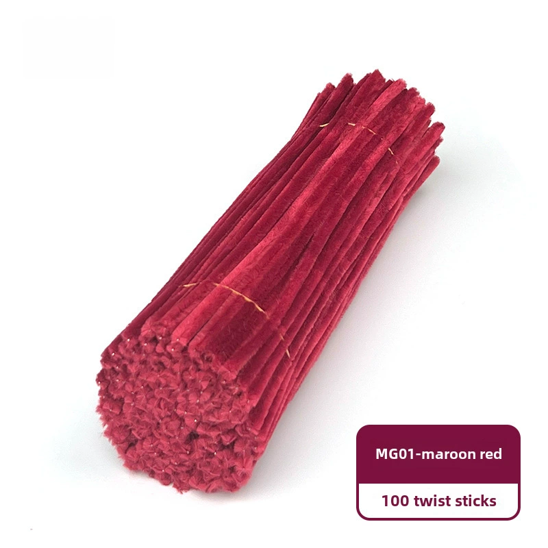 Encrypted twist rods (MaoGun) DIY craft pipe cleaners, ultra‑dense, multi‑color sets (about 100 pcs)