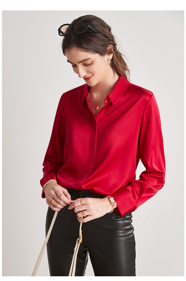 B6366 2580K ÁO SƠ MI NỮ JIATDLK DÀI TAY MÙA HÈ KÍN CỔ THỜI TRANG NỮ LỤA TƠ TẰM G06 SẢN PHẨM MỚI