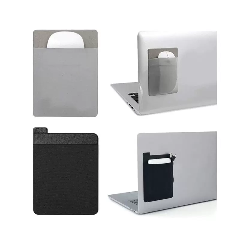 电脑后背收纳袋黏贴的鼠标收纳袋SSD硬盘收纳袋电源收纳包鼠标包