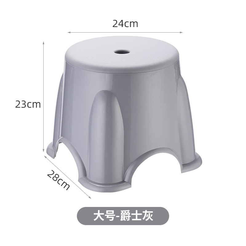 Banquetes bajos de alto soporte de carga banquetes pequeños banquetes pequeños banquetes de plástico banquetes para niños caseros taburetes redondos gruesos antideslizantes banquetes