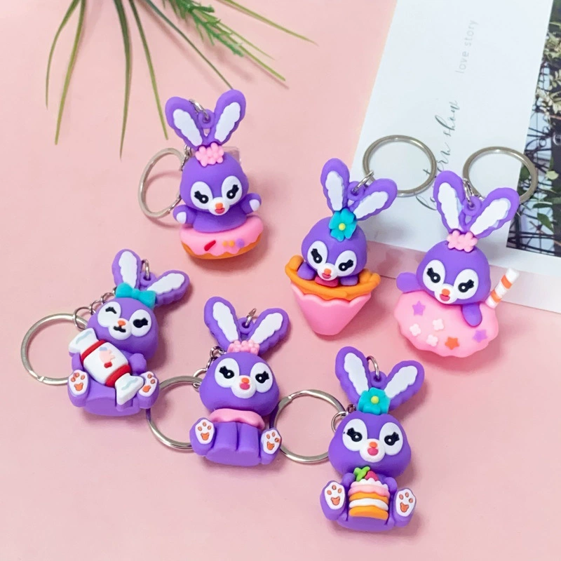 Creative variable cartoon keychain, car keys, pendant, Birthday gift