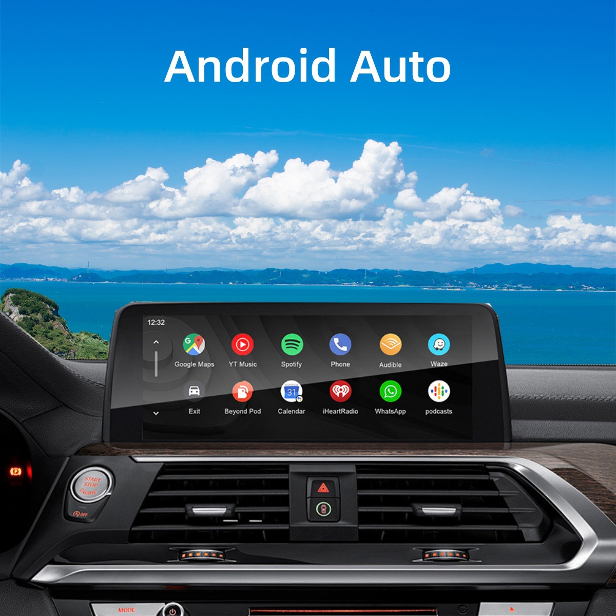 For BMW-NBT support wireless/Hicar/Android auto/youtube/Carplay decoder