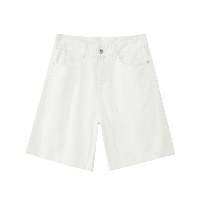 Trendy American Retro Denim Cropped Pants Japanese Style Casual Simple New Brandless Popular Harajuku Ins