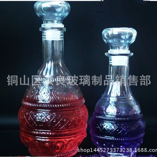 厂家批发 白酒玻璃瓶 白酒药酒密封玻璃瓶 玻璃酒瓶 保健酒瓶