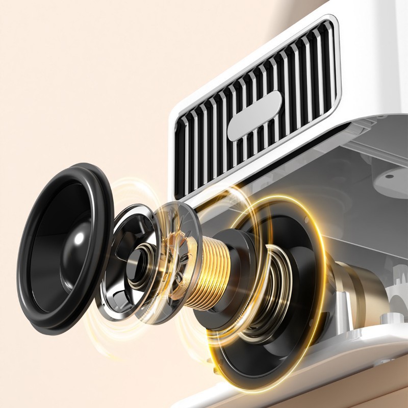 Rotatable Retro Cd Player Wireless Bluetooth Speaker Record Outdoor Small Audio Desktop Portable Girl Gift 3