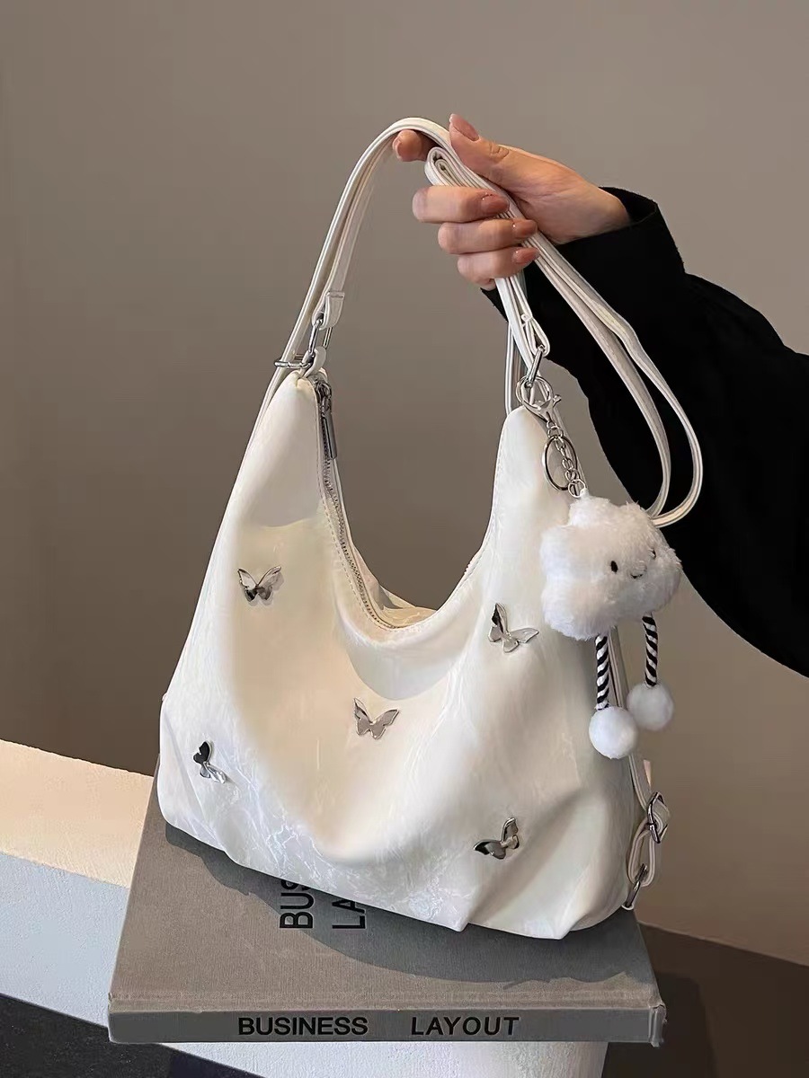 Large capacity autumn and winter for women 2024 new fashionable commuting backpack, multi-purpose single shoulder bucket_voghion.com