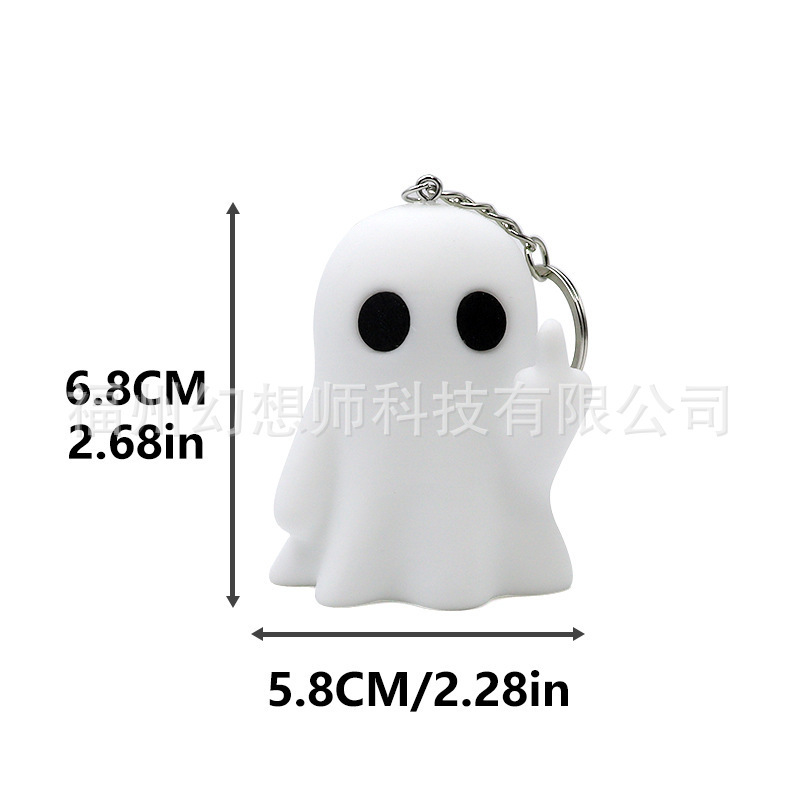 跨境新品Naughty ghost decoration万圣节淘气鬼幽灵装饰包包挂件|undefined