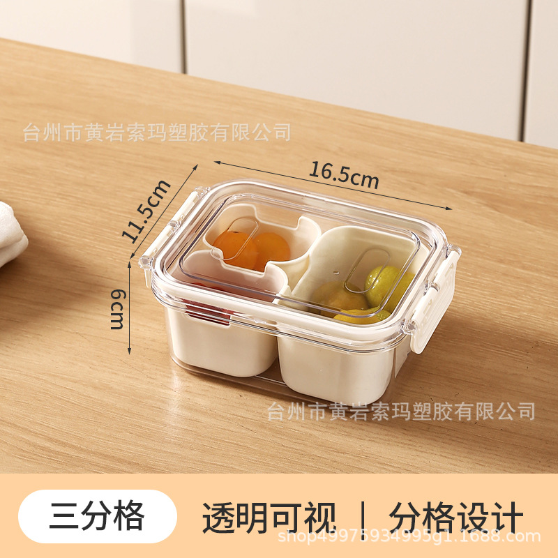Caja organizadora mágica para almacenamiento, almacenamiento sellado para refrigerador, caja de plástico transparente de calidad alimentaria para el hogar, específica para cocina. image 25