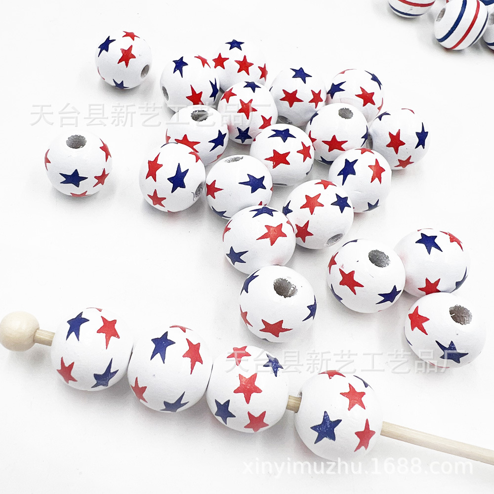 白底双色五角星