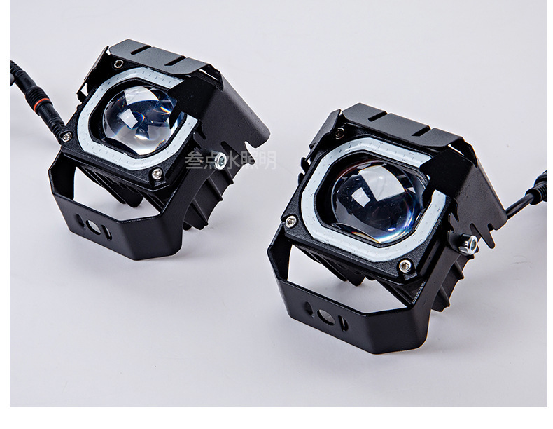 LED Spotlight Laser Gun Headlight 12V-80V Motorcycle Electric Vehicle