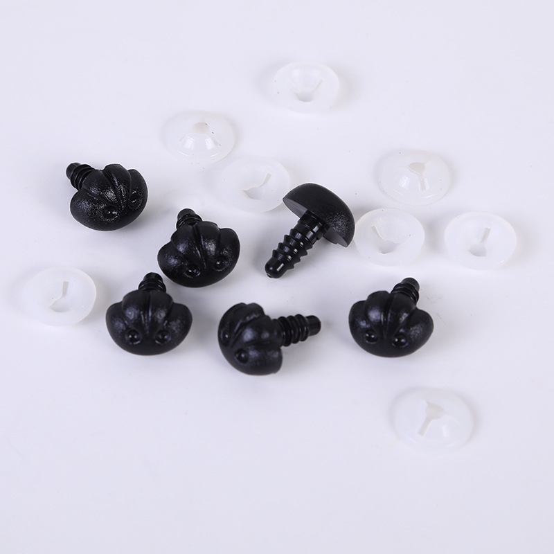 Doll Accessories DIY Dog Nose Spiral Rod Black Triangular Nose Hair Velvet Doll Doll Animal Accessories