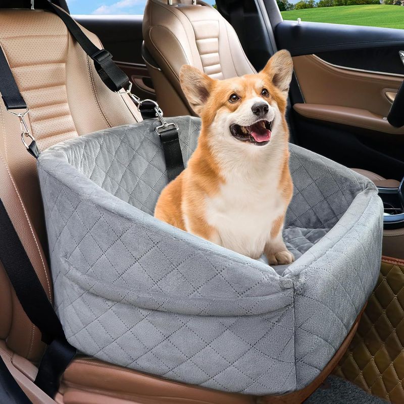 スポット防水カーシートは小型犬ペットシートに適しており、収納袋付き、ベルトを挟む|undefined