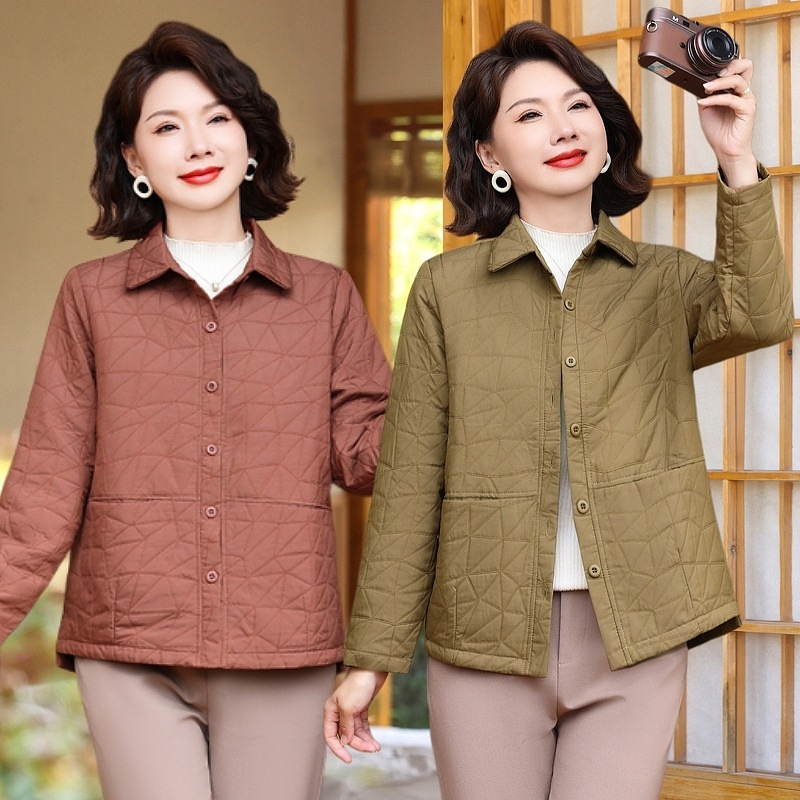 Fashion Casual Lapel Jacket Cardigan Women's Spring and Autumn 2024 New Elegant Slim-fit All-match Short Coat Top