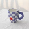 Фиолетовая шахматная клетка