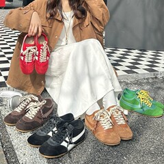 棕色复古风阿甘德训鞋女2025新款真皮百搭系带板鞋平底运动休闲鞋
