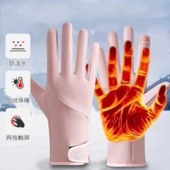 冬の保温女性は厚い防水防風タッチパネルのアウトドアスポーツ手袋メーカーの卸売り保温手袋を指します。