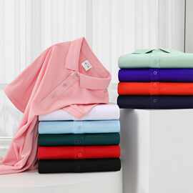 翻领工作服制定polo衫印字logo广告文化衫做定短袖工装刺绣企业服