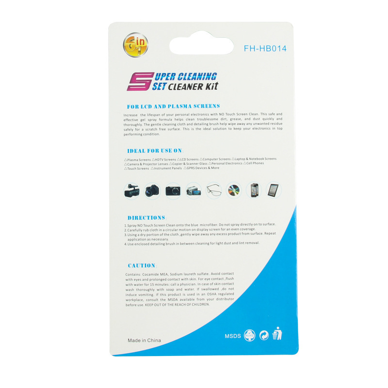 Juego de Limpieza para Lentes de Cámara SLR Set de 6 piezas Antiestático para Cámara Digital