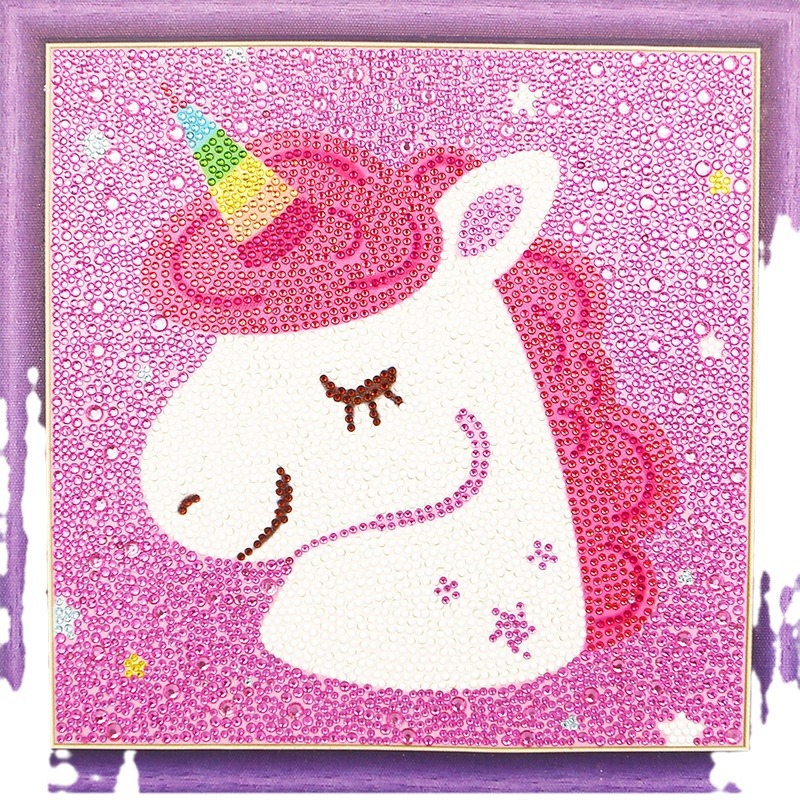 Pintura de Diamantes 5D para Niños, Diseño de Animales, Gato, Punto de Cruz, Cristal, Decoración, Manualidades, Amazon Transfronterizo