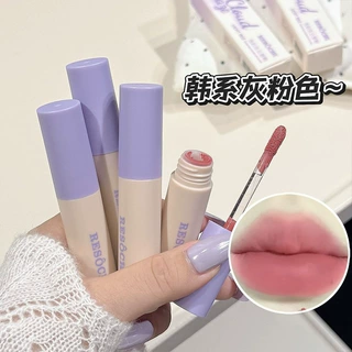 RESOCHI浅屿流云唇釉 日常百搭灰粉哑光柔雾唇泥秋冬口红跨境美妆