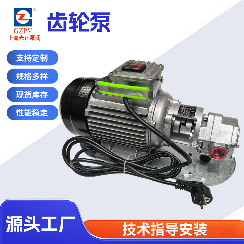 供应光正牌不锈钢齿轮油泵 润滑油齿轮泵不锈钢高压KCB型齿轮油泵
