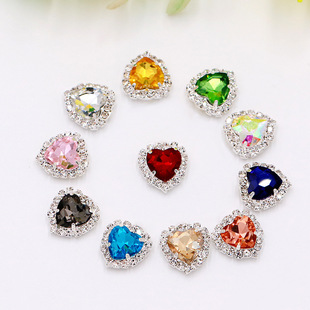Love Taoxin Hand Slim Diamond Crystal Crystal Block Glass Grab Di Di Clothing Accessories Wedding Handmade Materials