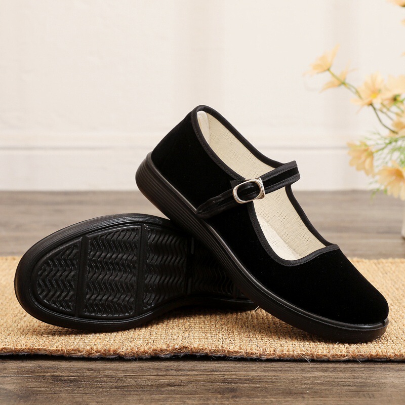 2025 New Women's Shoes, Fashionable Non-Slip Breathable Mom Shoes, Middle-Aged and Elderly Velvet Cloth Shoes, Work Shoes, Comfortable Work Clothing Shoes 2025 New Women's Shoes, Fashionable Non-Slip Breathable Mom Shoes, Middle-Aged and Elderly Velvet Cloth Shoes, Work Shoes, Comfortable Work Clothing Shoes