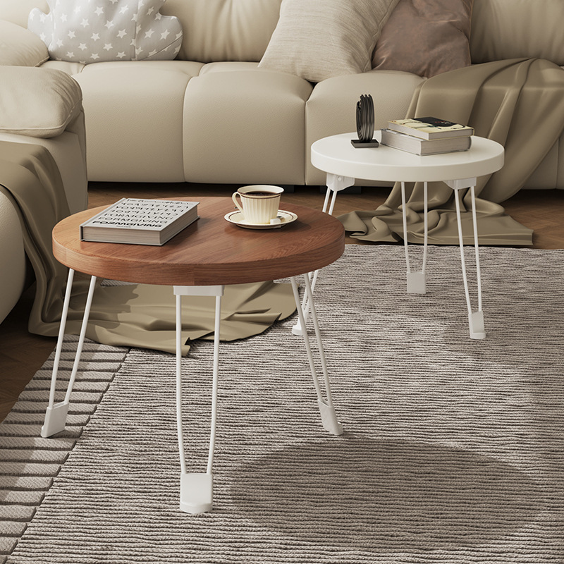 Small Table Foldable Sofa Side Table Mobile Small Round Table Simple Modern Small Apartment Dining Table Outdoor Creative Home Small Table Foldable Sofa Side Table Mobile Small Round Table Simple Modern Small Apartment Dining Table Outdoor Creative Home