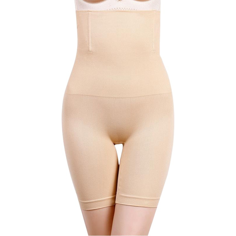 High Waist Abdominal Pants Belly-lifting Hip Body-shaping Pants Women's Safety Pants Anti-light Postpartum Boxer Abdominal Panties