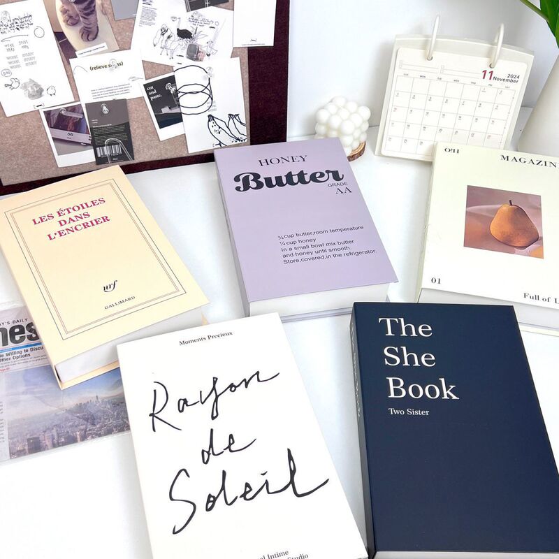 Ins Korean style simulation fake book props ornaments model room studio soft outfit coffee shop photo display props