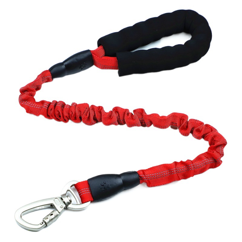 Punzonado a prueba de explosiones correa de perro corta elástica retráctil mediano y grande perro golden retriever Correa luminosa correa de perro Nuevo