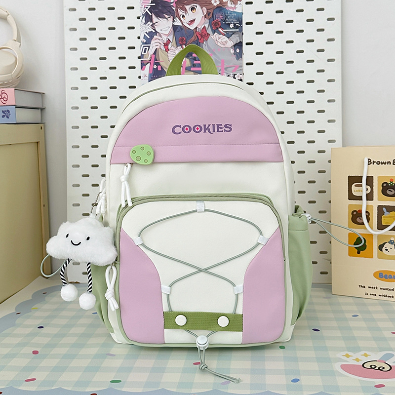 Mochila escolar japonesa nueva mochila de viaje de gran capacidad para estudiantes de secundaria