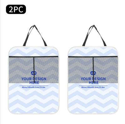 Cross-Border Supply Oxford Cloth Chair back anti-kick pad - chair-back-anti-kick-pad-mesh-pocket-style2