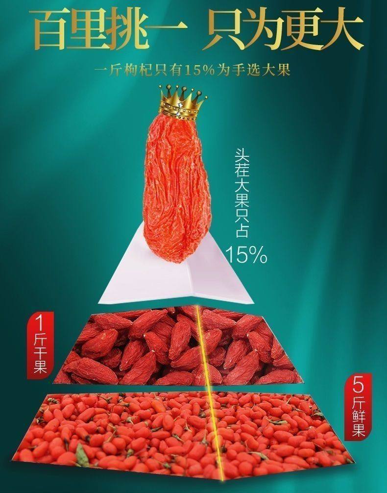 Ningxia Goji Berries Gou Qi Zi Premium Grade Dried Lycium Barbarum for Tea Wine and Cooking 250g Jar overview