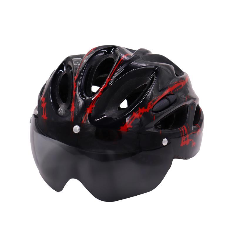 Gafas de bicicleta casco hombres y mujeres bicicleta de montaña bicicleta ciclismo equipo al aire libre casco