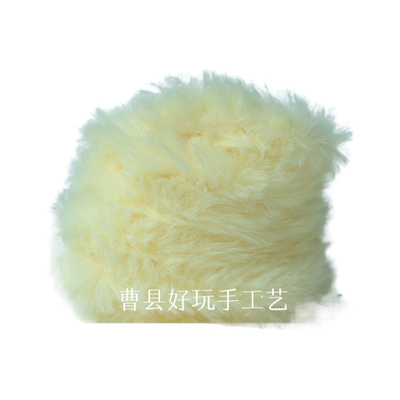 Suministro directo de fábrica 15mm Imitación Piel conejo felpa trenzado palo súper grueso hecho a mano DIY pequeño perro leche raíz pelo al por mayor