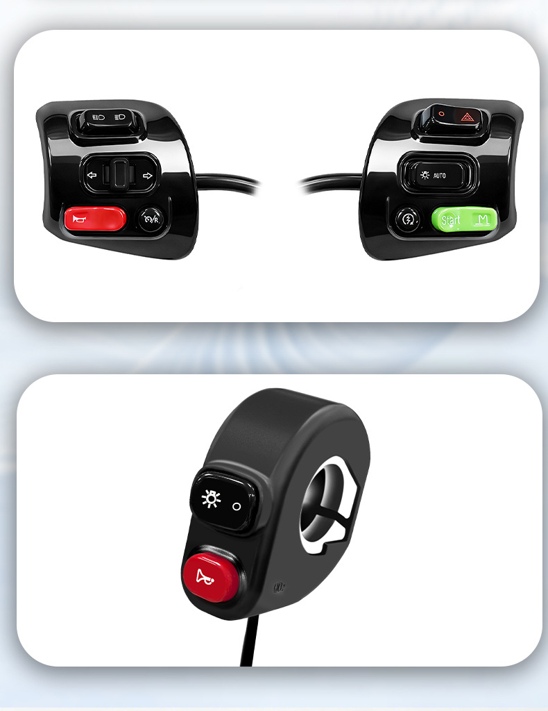 Suitable for Aima Electric Vehicles, Left and Right Speed Controllers, Throttle Combination, Aircraft Handlebars, Disc Brake Upper Pump Assembly