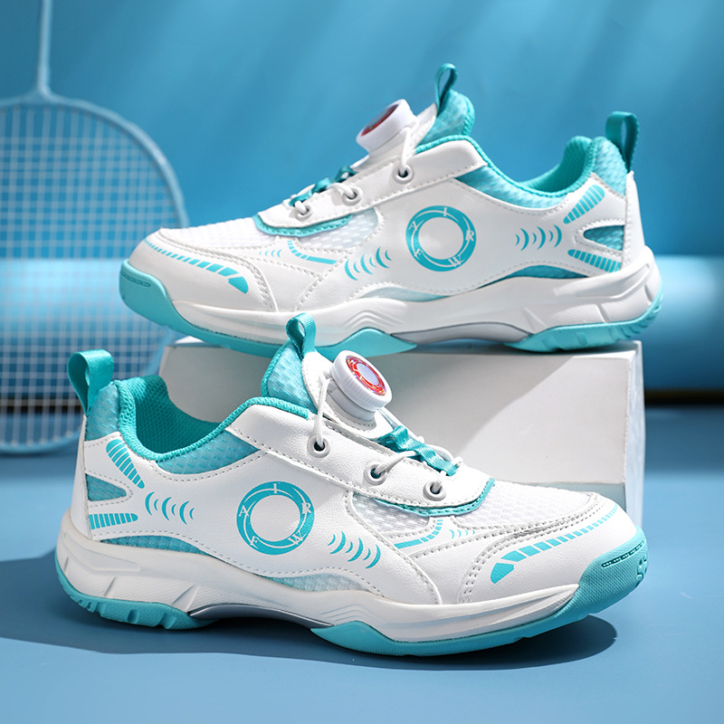 Nuevo bádminton ligero y transpirable para niños y niñas zapatillas deportivas de malla antideslizantes casuales zapatillas de entrenamiento de competencia profesional