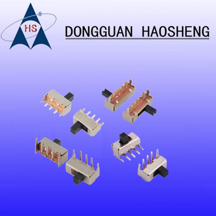 电池盒用小拨动开关SS/SK24E01滑动玩具电源开关微型贴片耐温