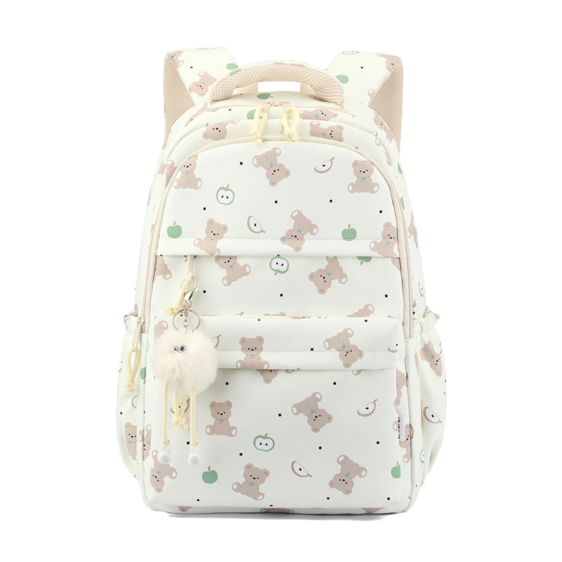 Nueva mochila ligera casual lindas mochila escolar de estudiantes de secundaria primaria mujer simple mochila de moda ligera al por mayor