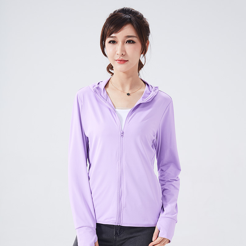 夏季纯色薄款男女侧缝插袋休闲拉链合体型无腰带现货防晒服