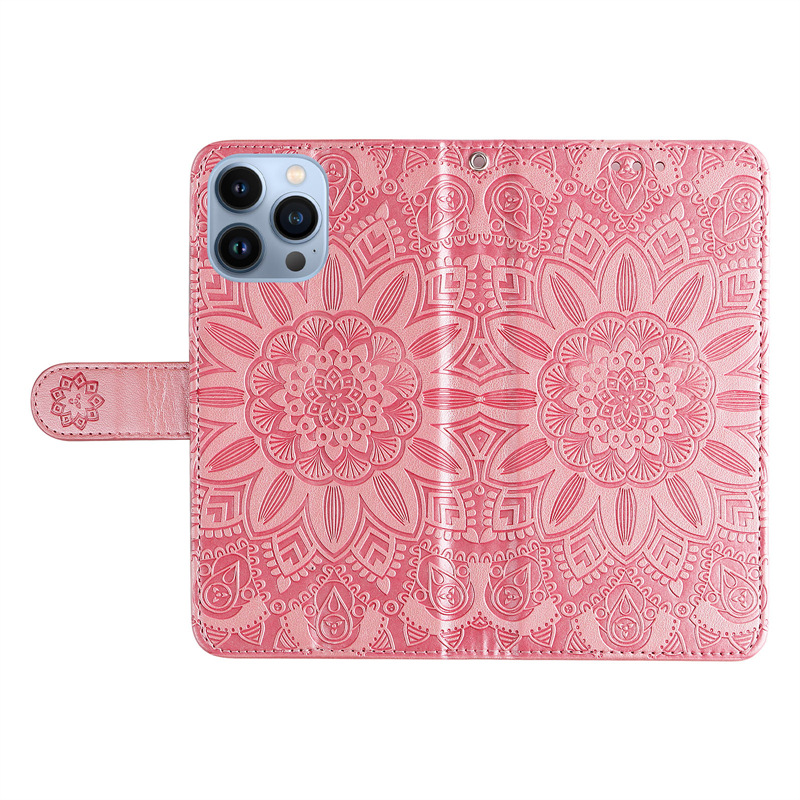 80g Weight Millet, iPhone Applicable Brands tpu, Pu Leather Material Flower Pattern Fashion Style Fashion Flower Tpu Pu Leather Millet Phone Cases 5