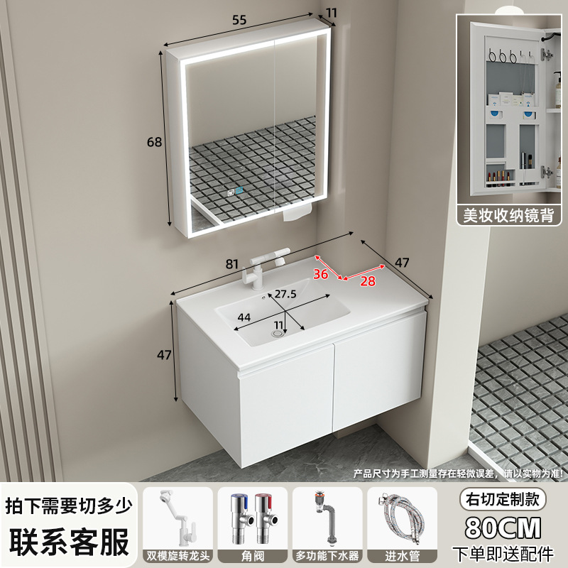 Ángulo cortado panal de abeja gabinete de baño cerámica integral lavabo de forma especial tamaño de inodoro envase lavabo de columna de tubo