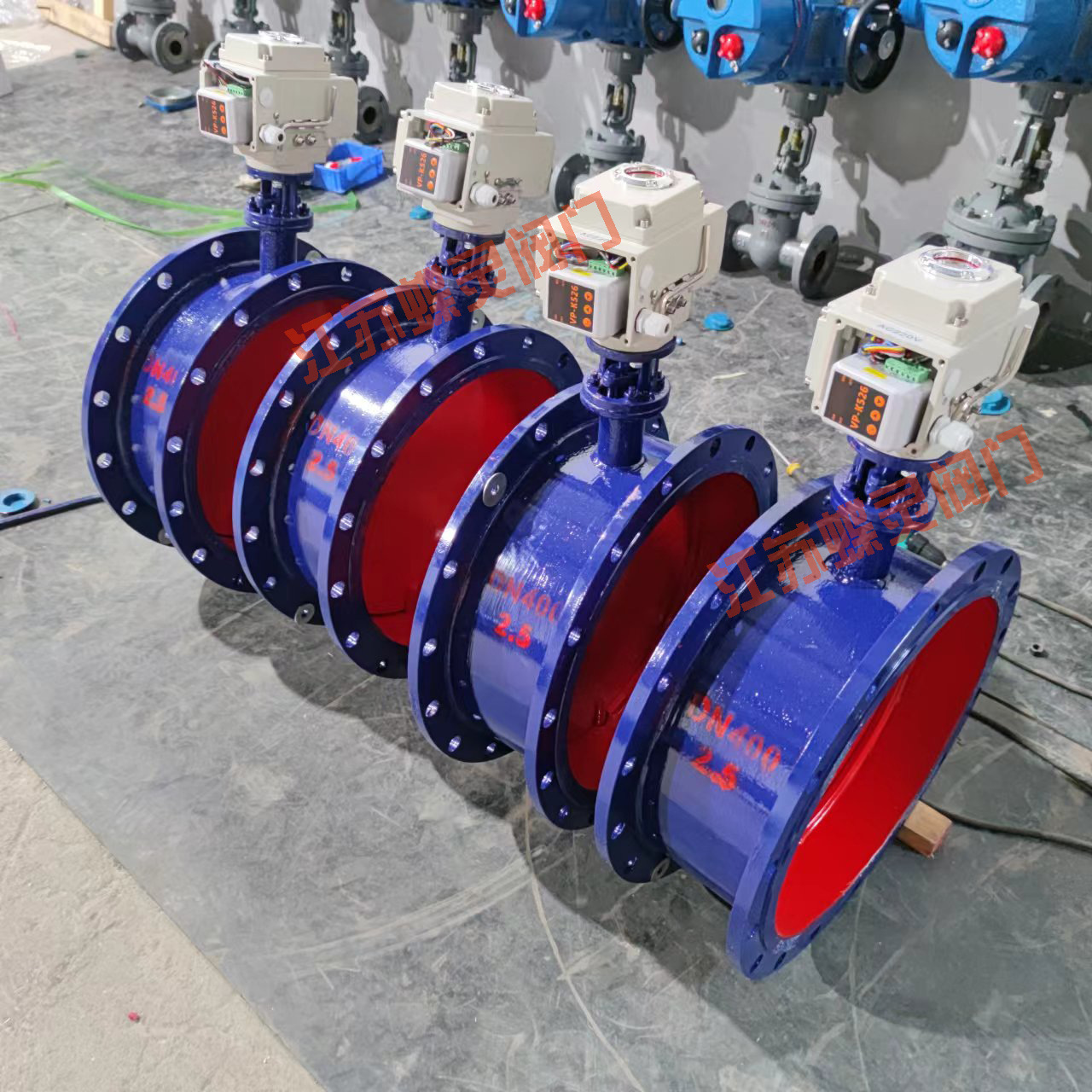 D941W-1C-DN500烟气尘气管道用电动蝶阀 有智能调节型/开关型