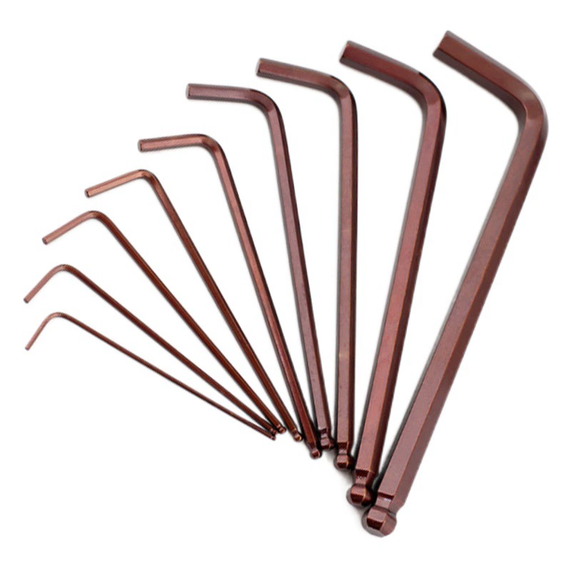 Ключ с шаровой головкой, инструмент для 3D-принтера, шестигранный набор ключей S2, набор ключей высокой твердости, шестигранная круглая головка